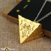 Millenium Puzzle Yu-Gi-Oh Gold Necklace Chain