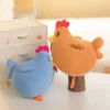 Blue & Brown Chicken from Stardew Valley soft Plushie