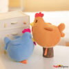 Blue & Brown Chicken from Stardew Valley soft Plushie