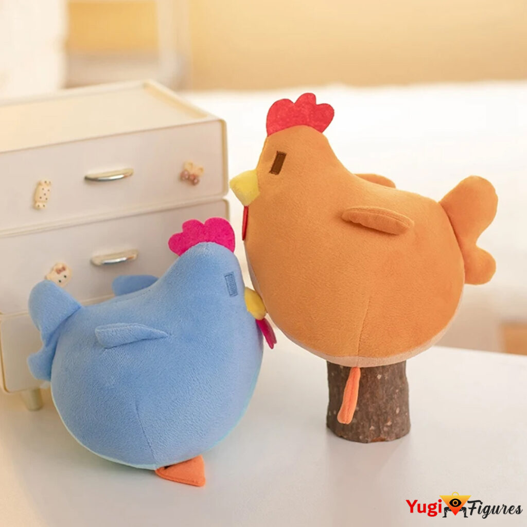 Blue & Brown Chicken from Stardew Valley soft Plushie